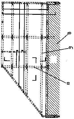 Cantilevered floor slab rebar structure adopting steel bar truss formworks and bar reinforcing method