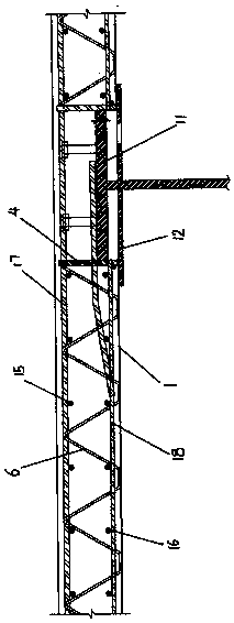 Cantilevered floor slab rebar structure adopting steel bar truss formworks and bar reinforcing method