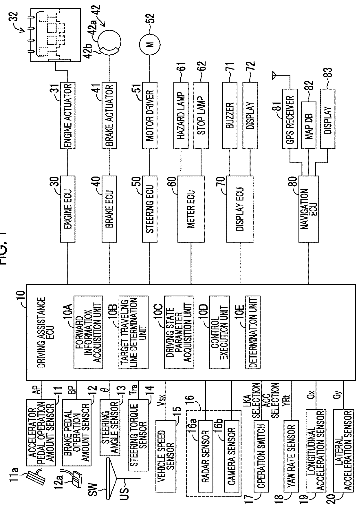 Driving assistance device