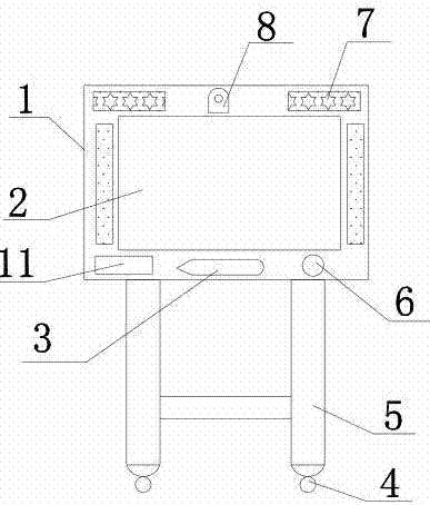 Intelligent movable type electronic white board