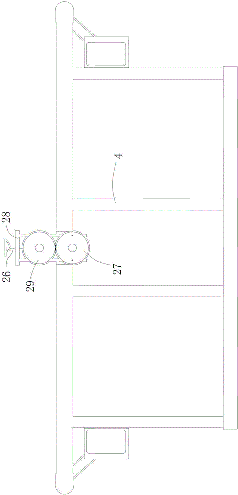 Rolling type dough kneading machine