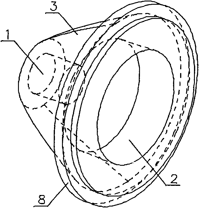 LED (Light Emitting Diode) condensing lens