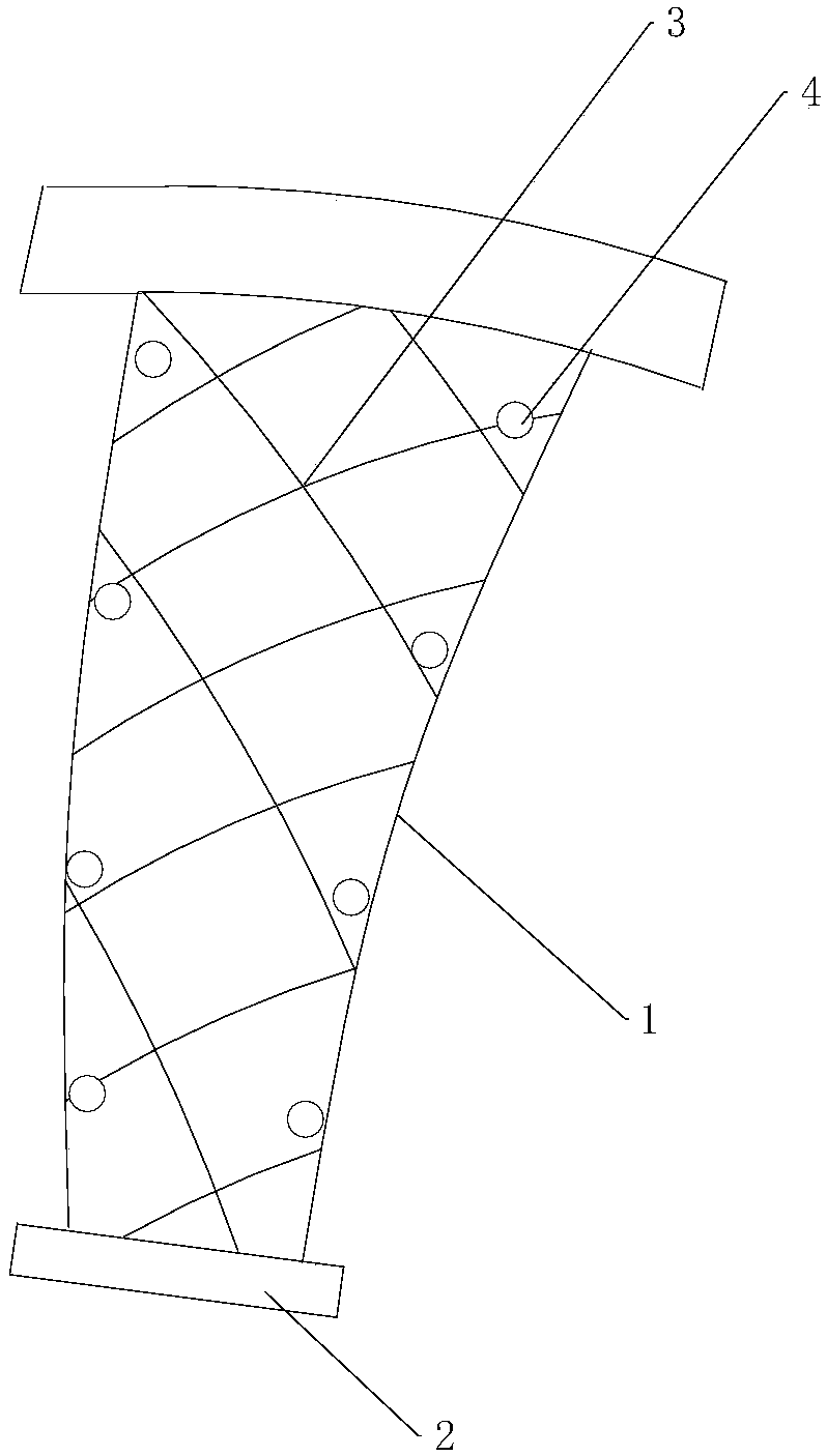 Antifouling titanium alloy turbine blade and preparation method thereof