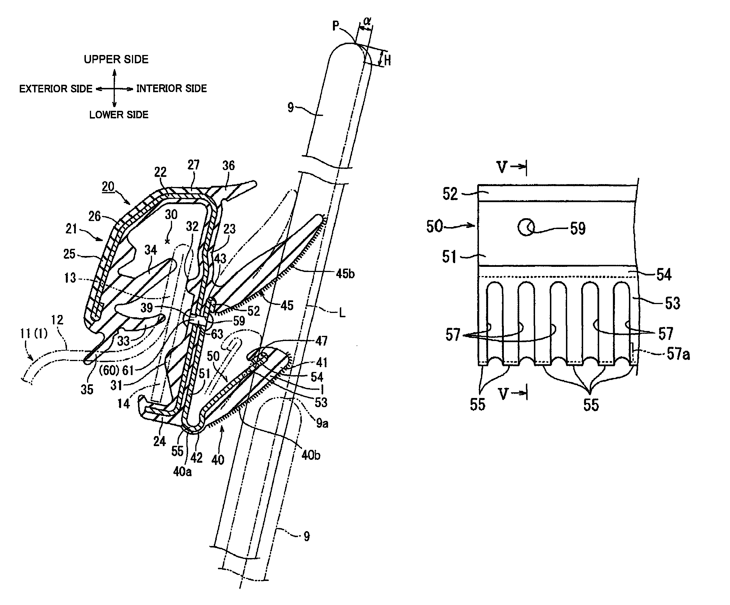 Belt molding for vehicles