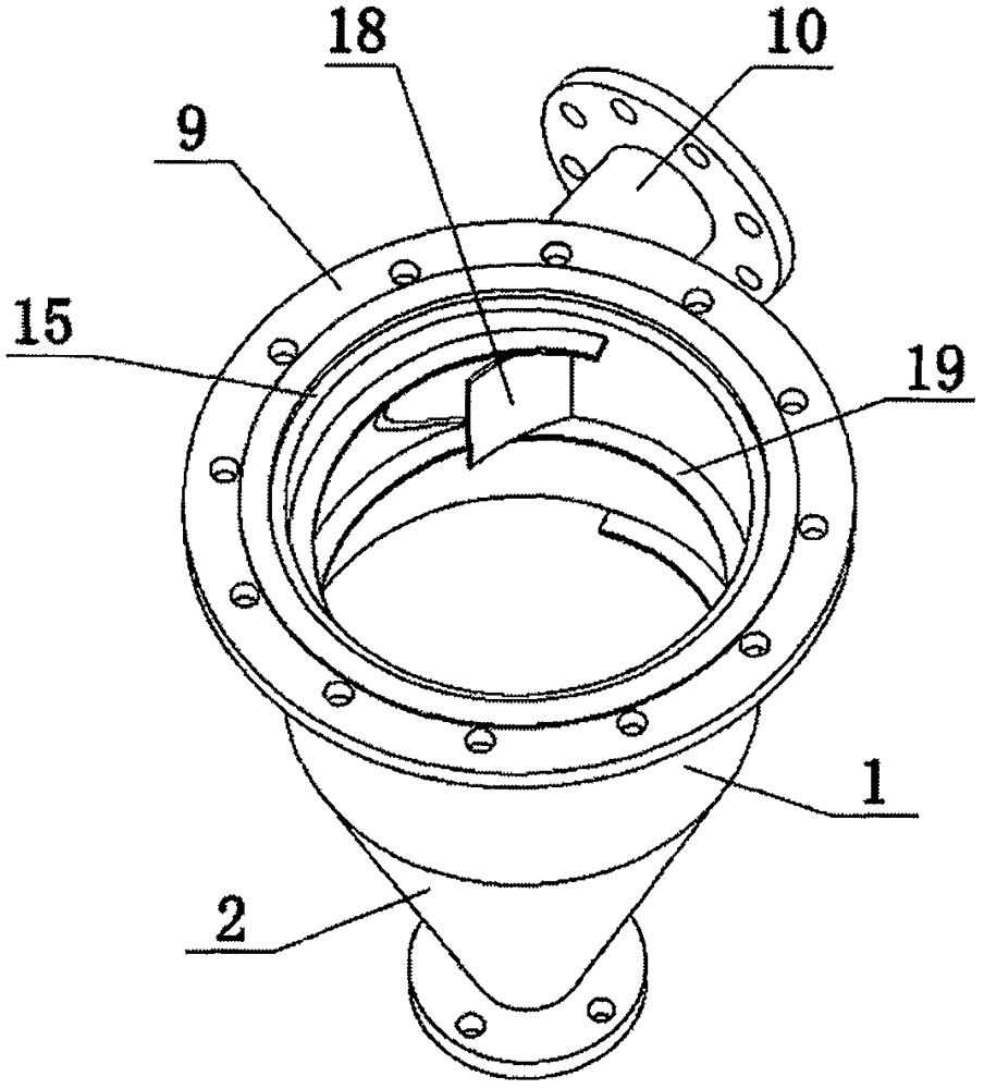 Self-washing centrifugal screen filter