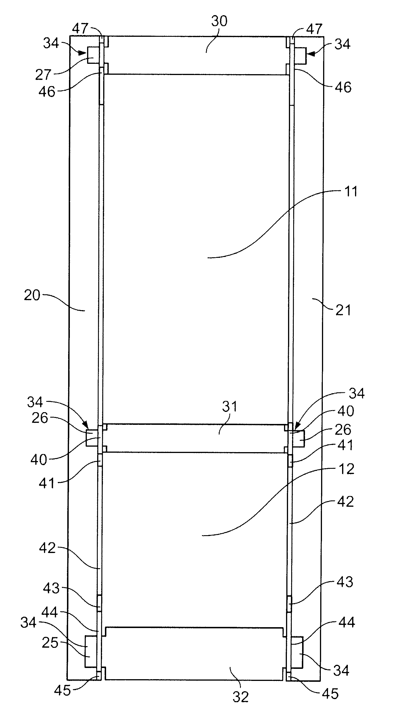 Modular door assembly