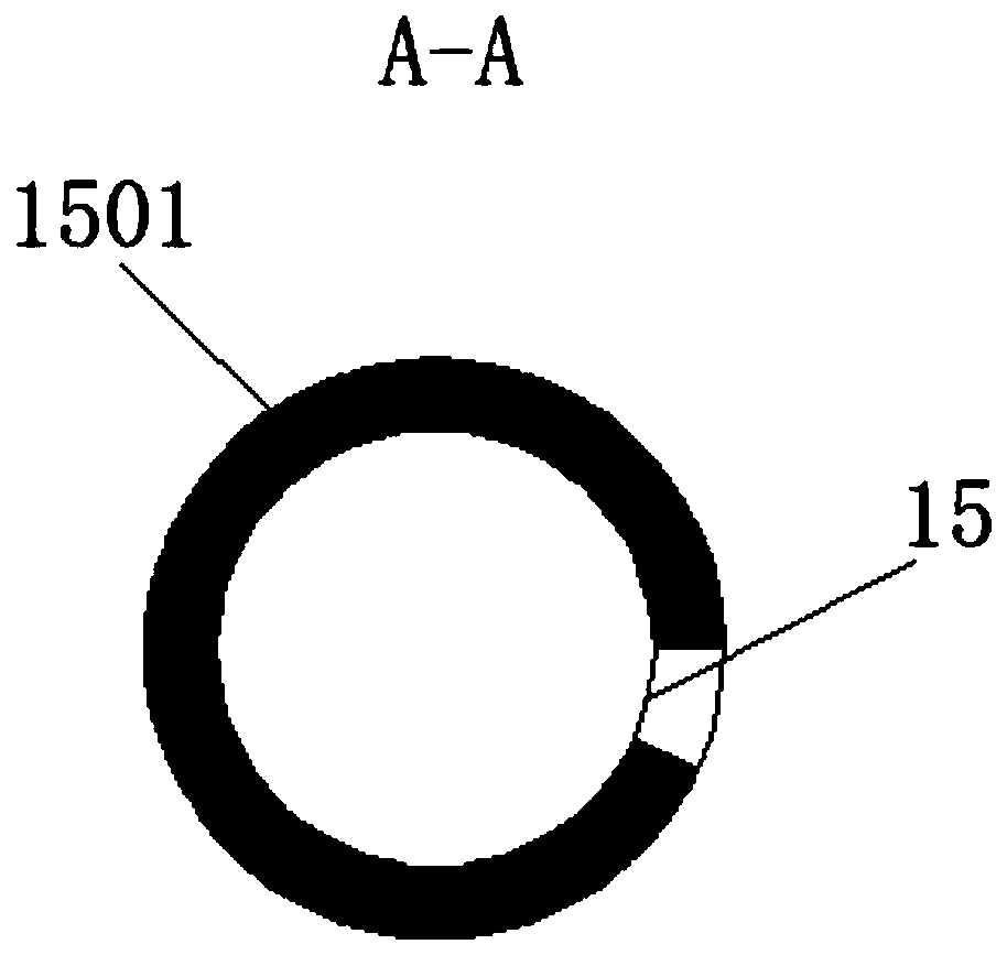 Accurate detection device for air leakage of facial mask packaging bag based on Bernoulli principle