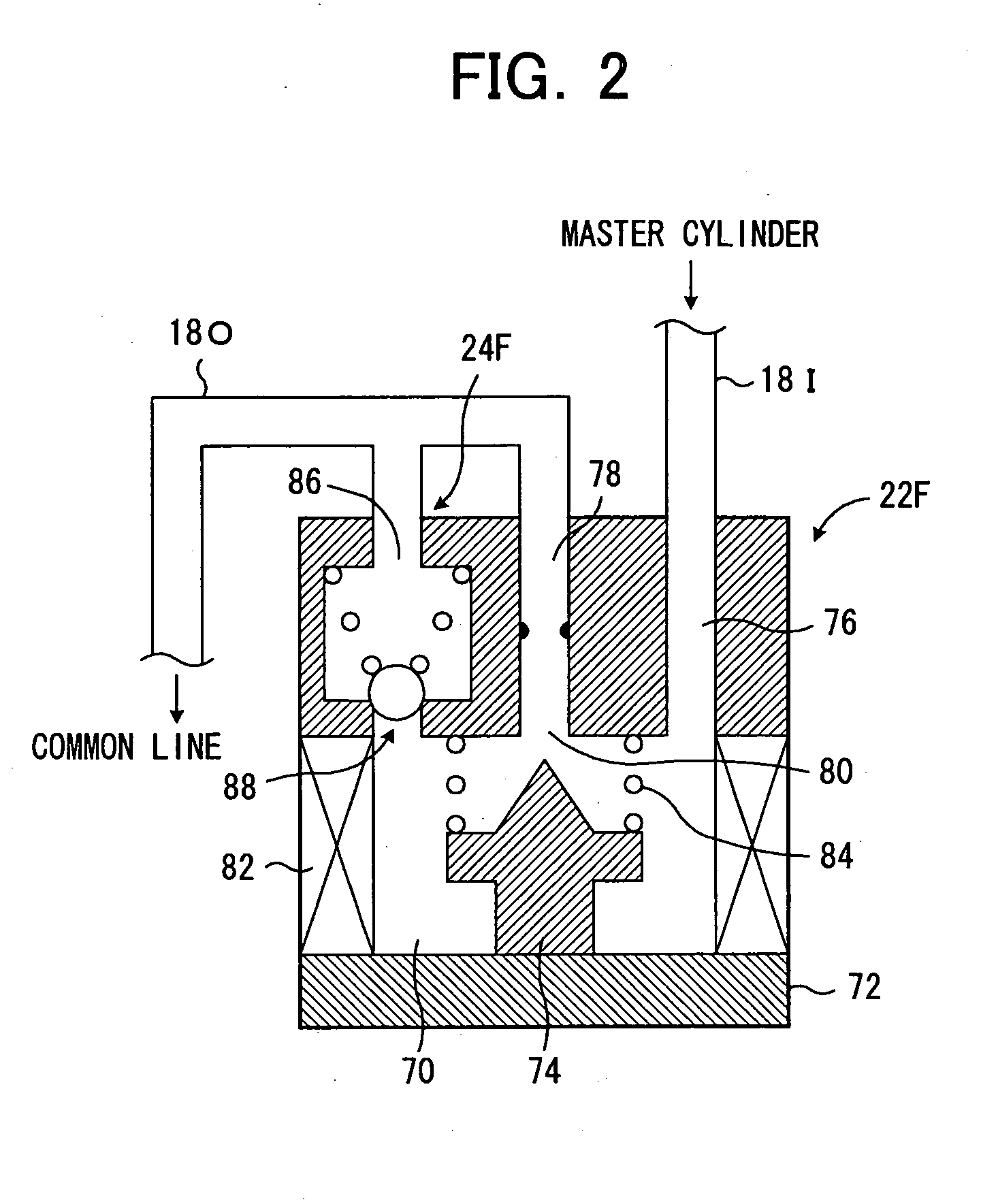 Vehicle braking control device for braking force distribution