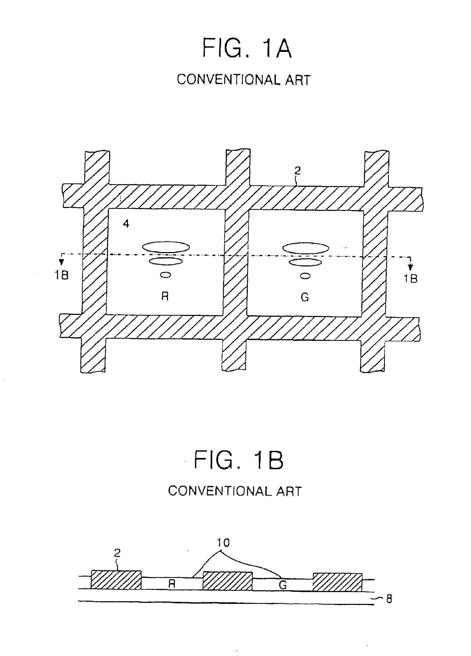 Liquid crystal display device with an ink-jet color filter and process for fabricating the same