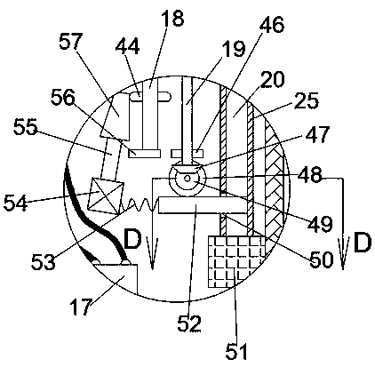 Self-adjustable dust-proof device for construction site