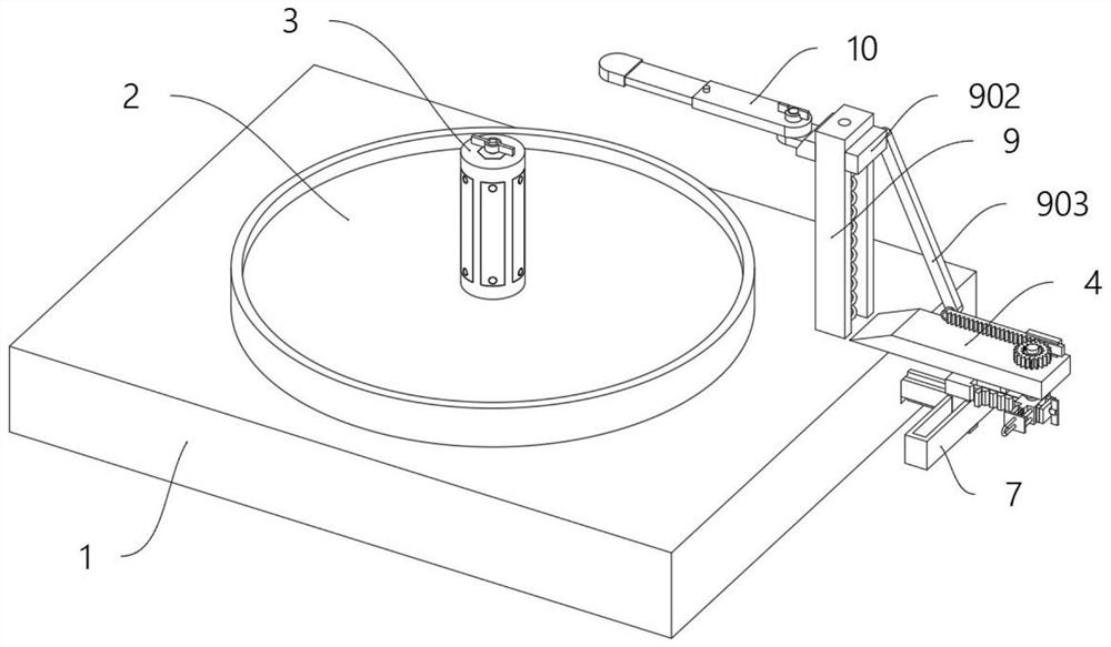 Ceramic core accurate positioning device for complex hollow turbine blade