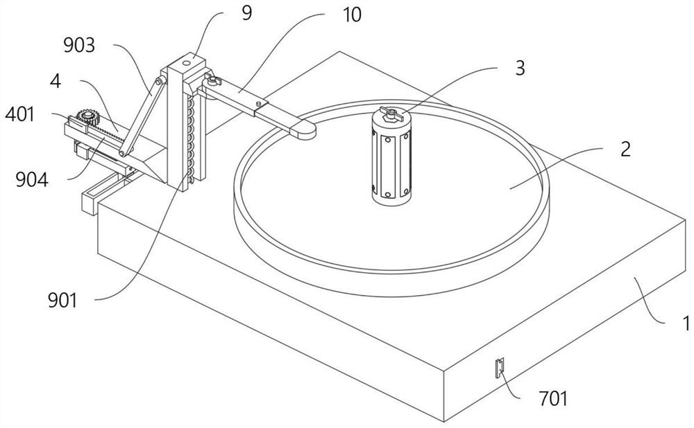 Ceramic core accurate positioning device for complex hollow turbine blade