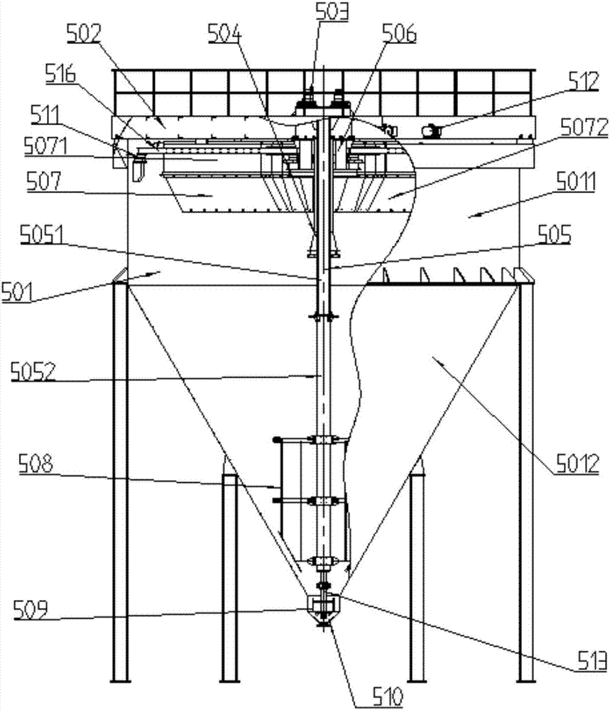 Mine tailing dry discharge system and method