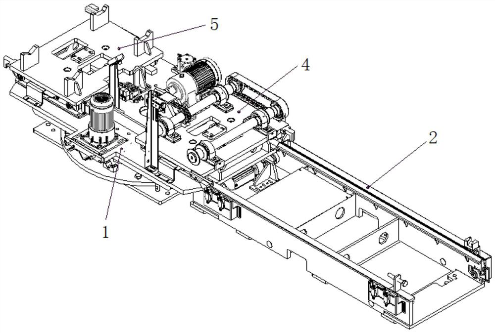 Automatic feeding and discharging method for welding wire spool