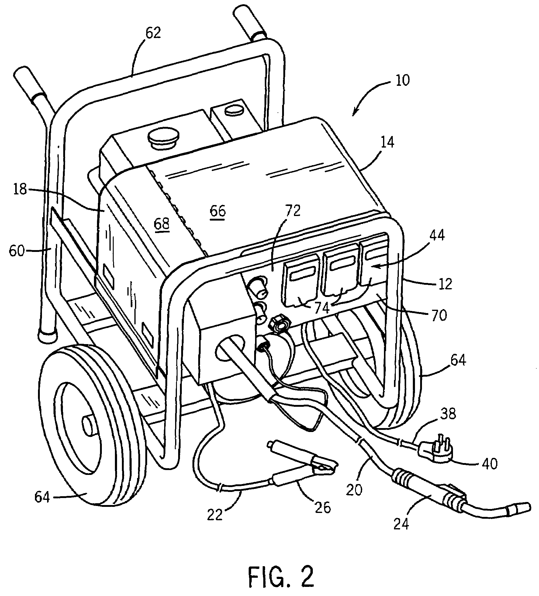 Dual power integrated MIG welder and generator system