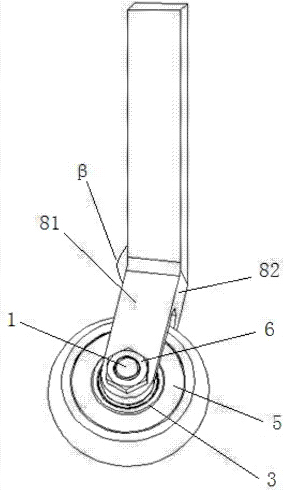 Rotary wheel bracket clamp holder device and spinning machining method for large thin-wall curved face product