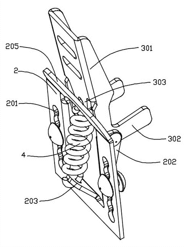 Ceiling fixing fastener assembly for LED (Light Emitting Diode) lamp