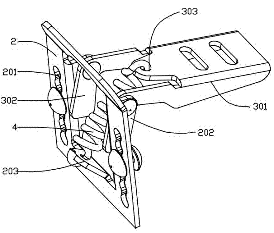 Ceiling fixing fastener assembly for LED (Light Emitting Diode) lamp