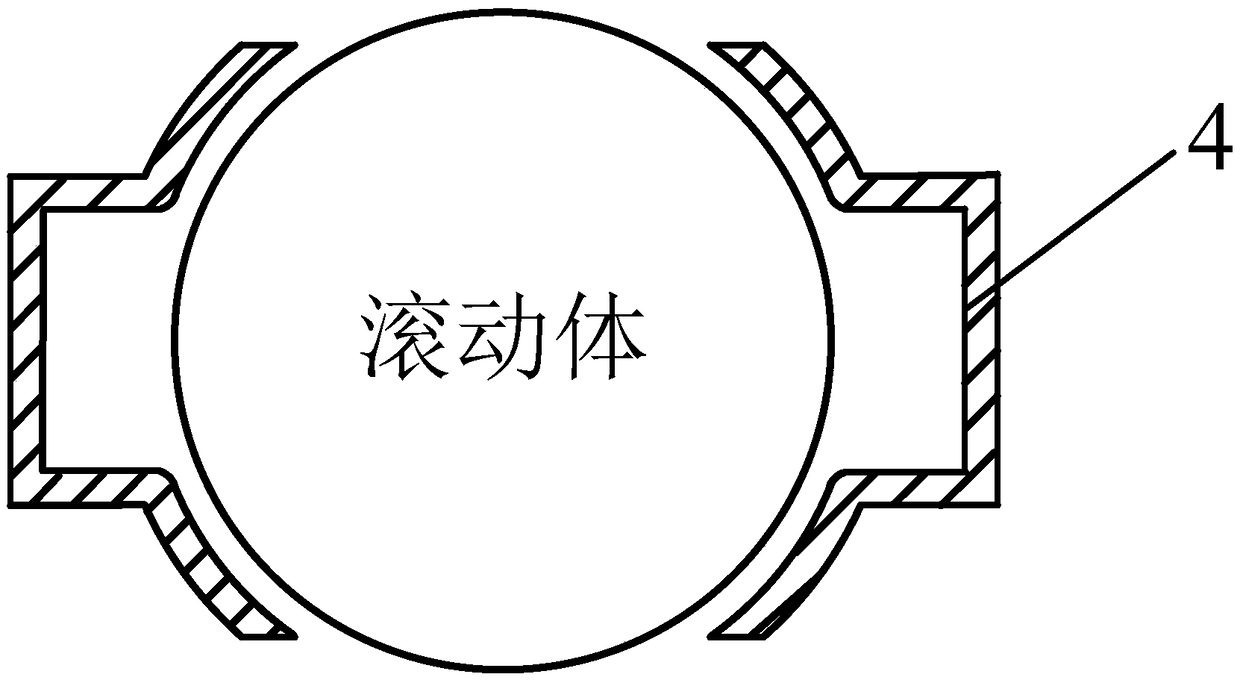 Stamping retainer provided with lubricating oil duct and machining method