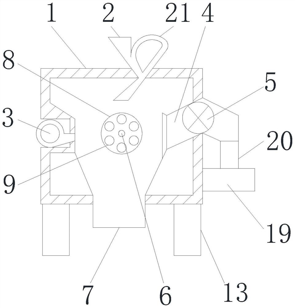 Novel distributed dust removal device of machine-made sand system