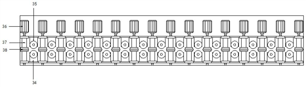 Automatic production line for outer frame forming