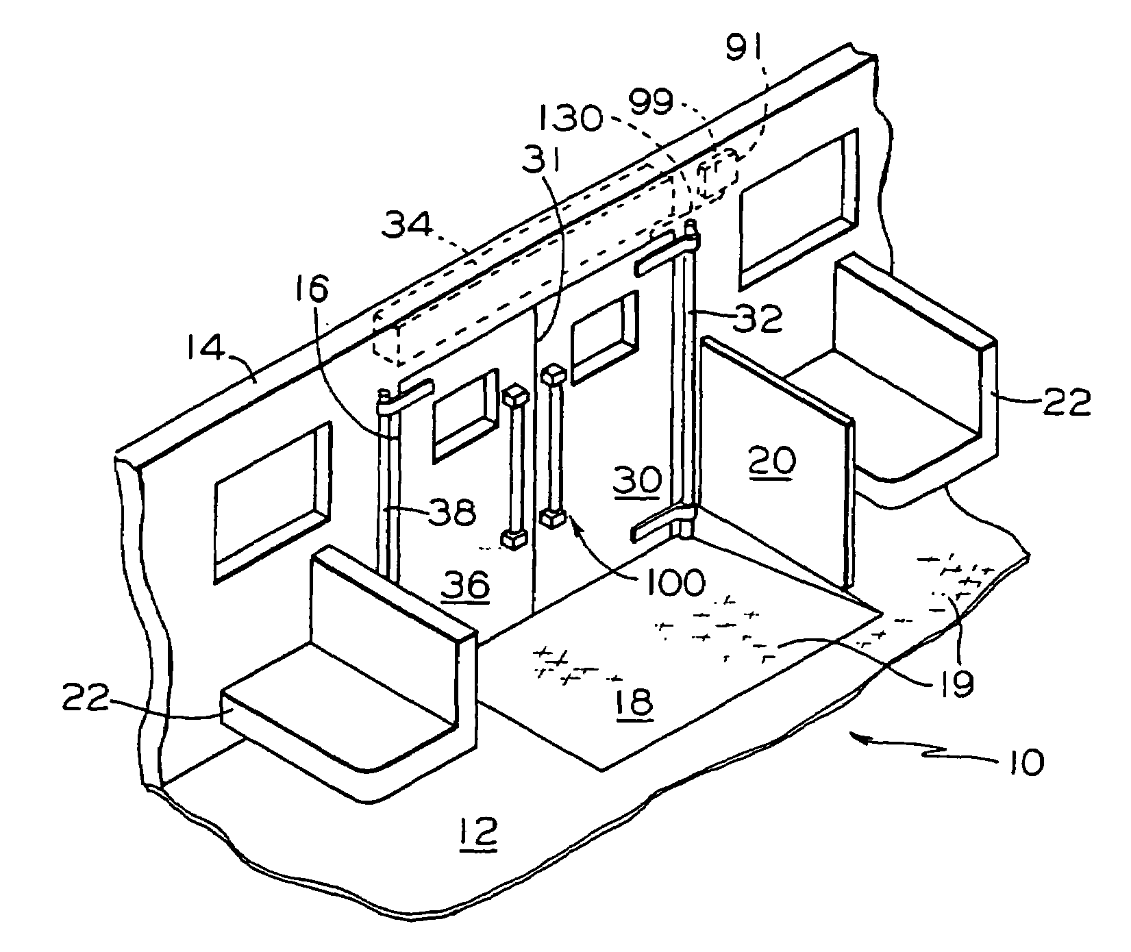 Capacitance activated switch device