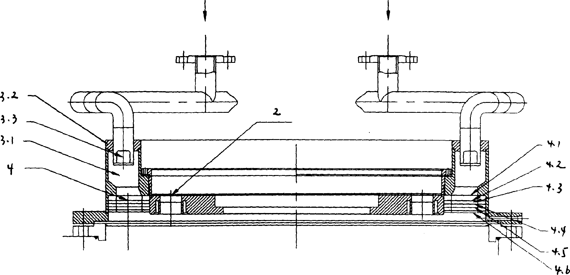 Circular corridor for spinning of urethane elastic fiber