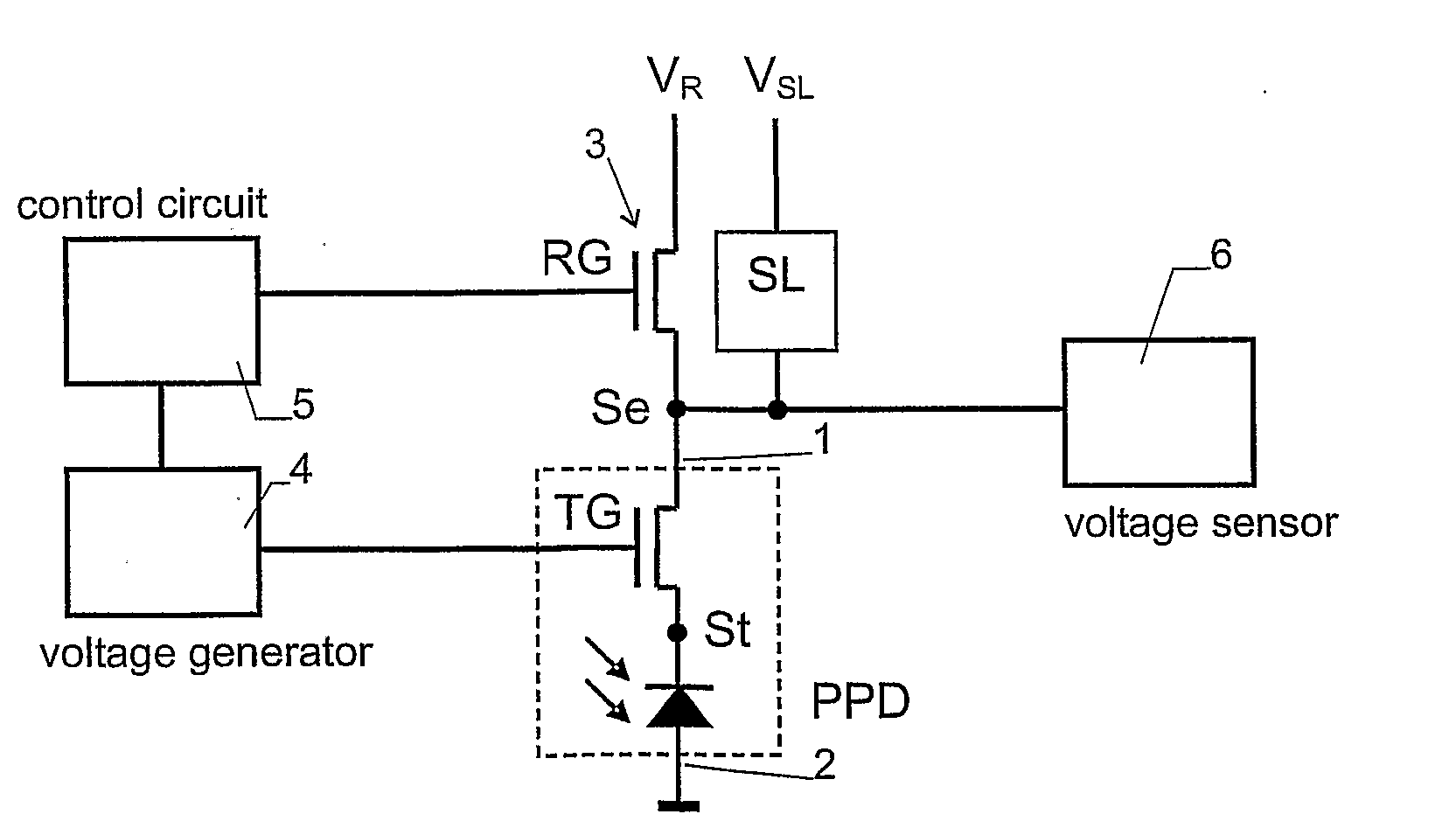 Photo Sensor With Pinned Photodiode and Sub-Linear Response