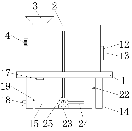 Cleaning device for seed processing