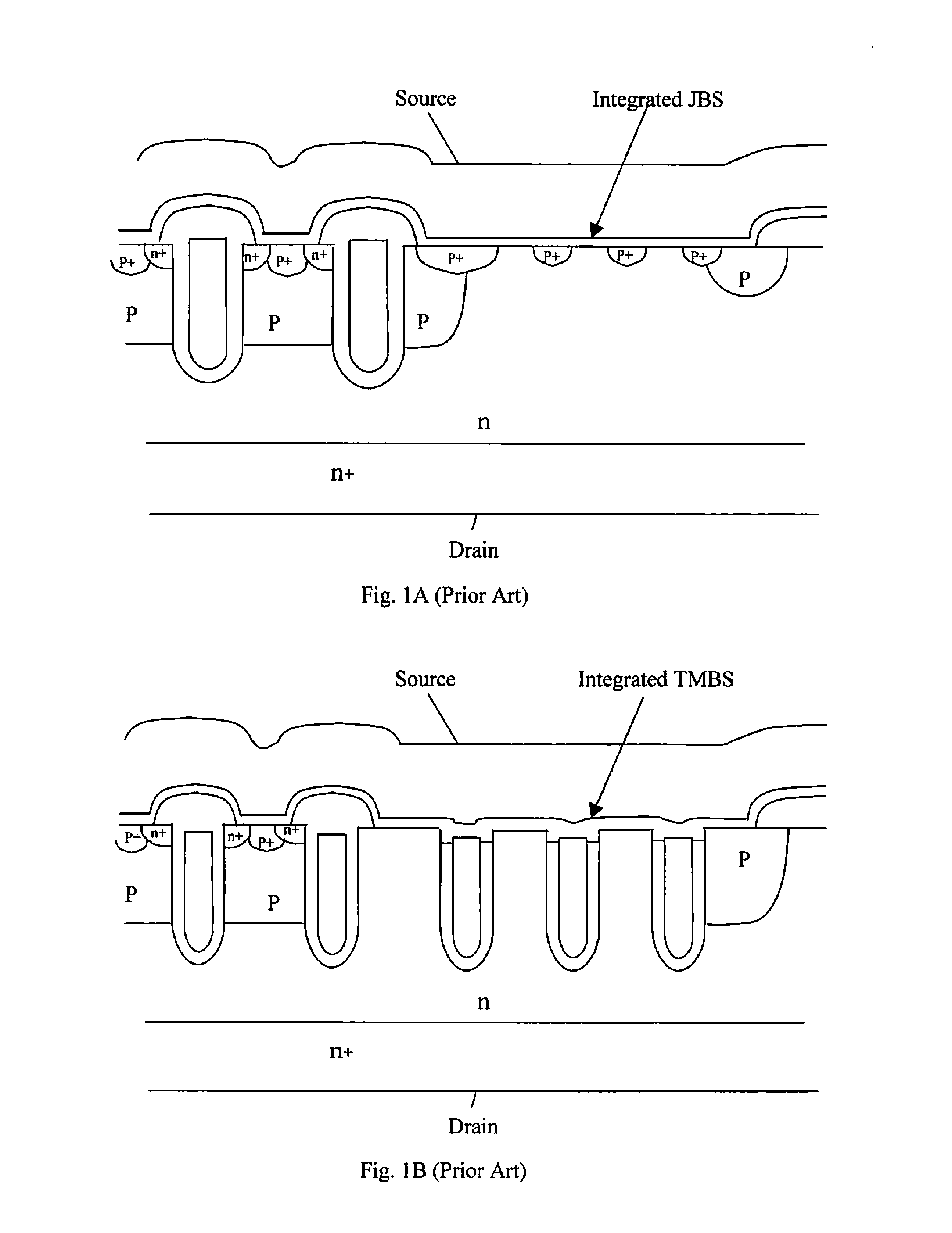 Planar srfet using no additional masks and layout method