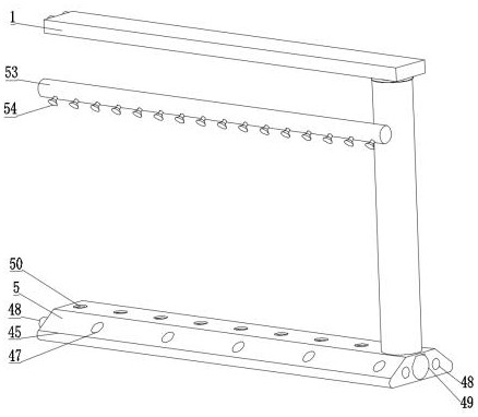 Asymmetric state self-transfer decoration engineering construction dust fall device