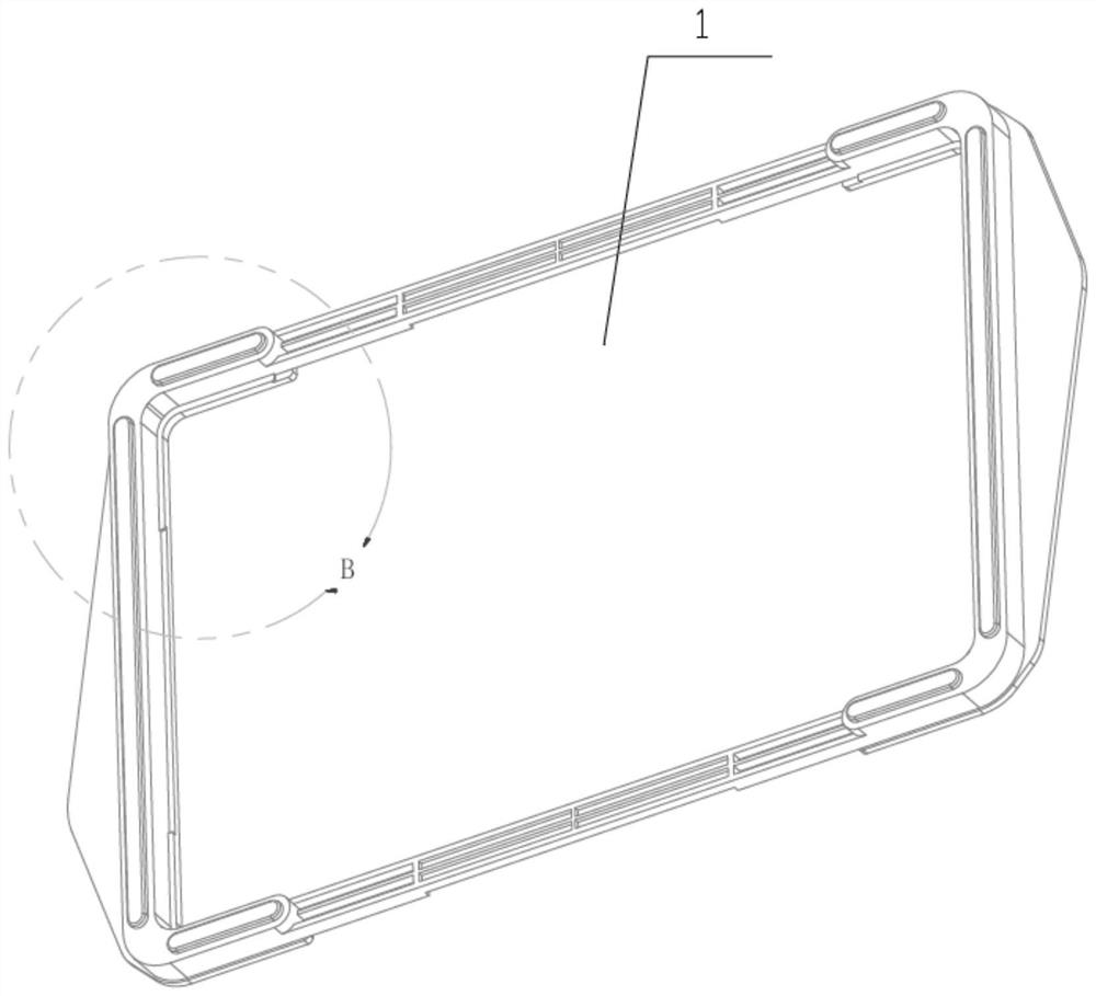 Automobile screen auxiliary film pasting device