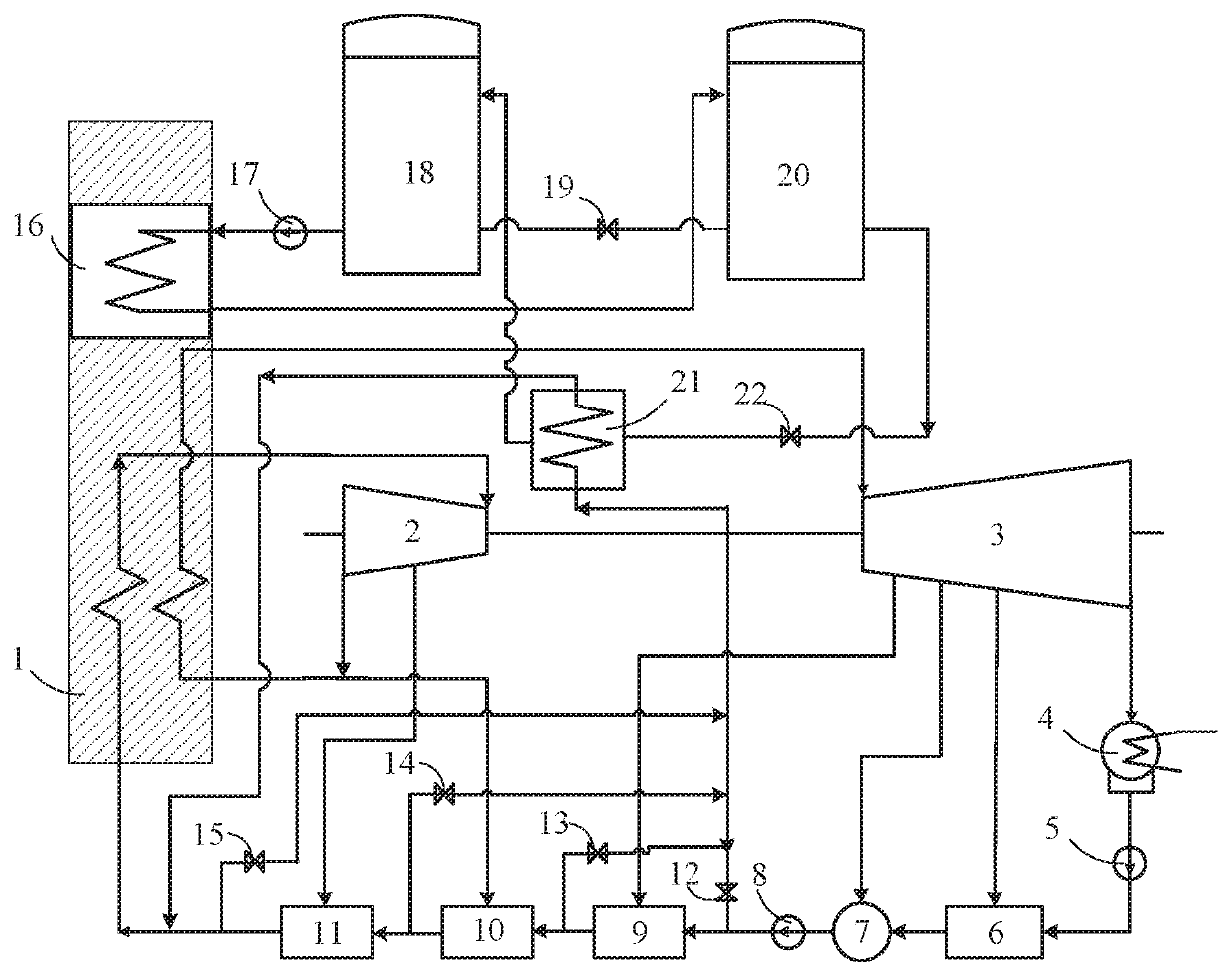 Flexible coal-fired power generation system and operation method thereof