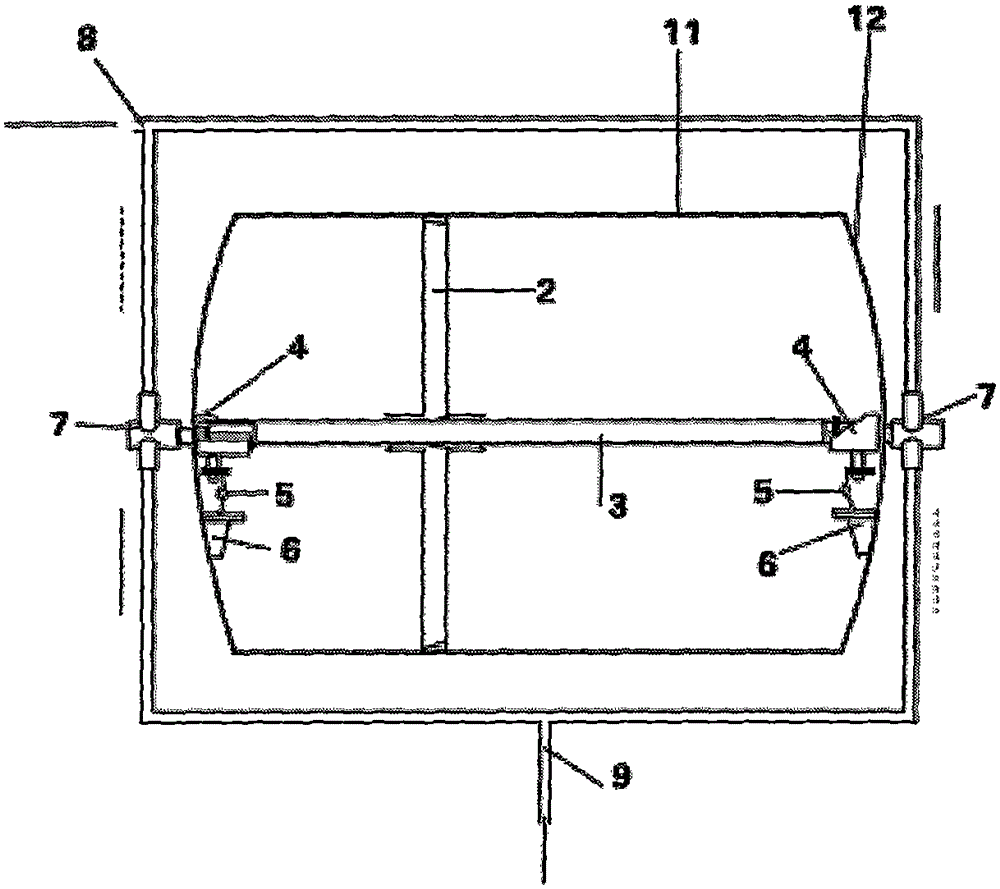 Piston type water tank