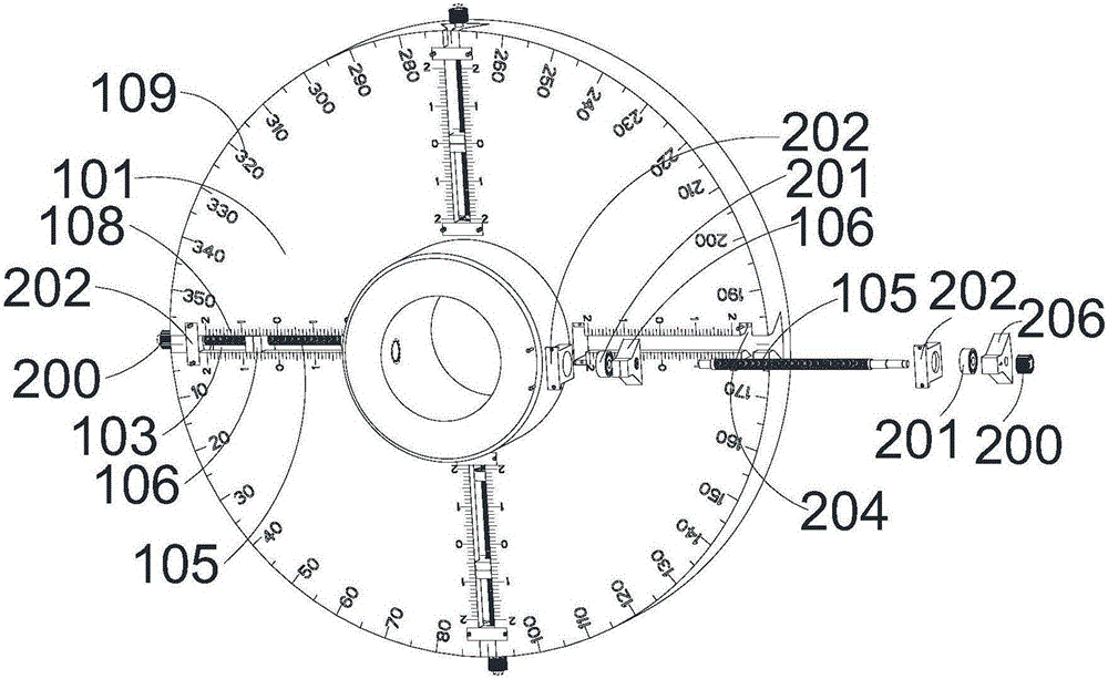 Screw fine-debugging mechanism of dynamic balance test bench for rigid rotor