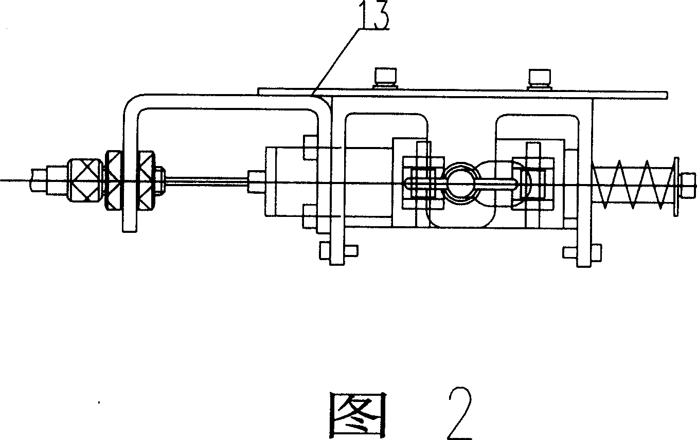 Brake for towline of elevator