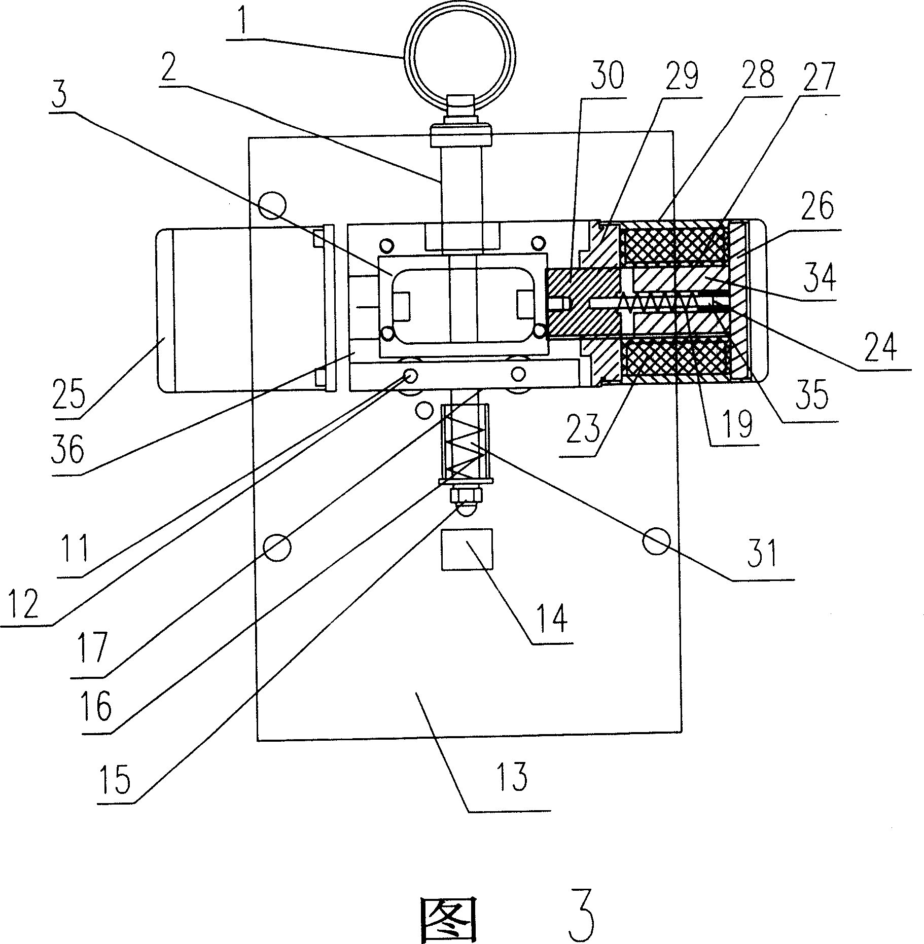 Brake for towline of elevator