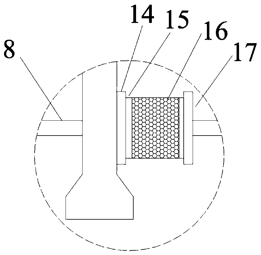 Anti-collision device of overline T-shaped beam bridge and mounting method thereof