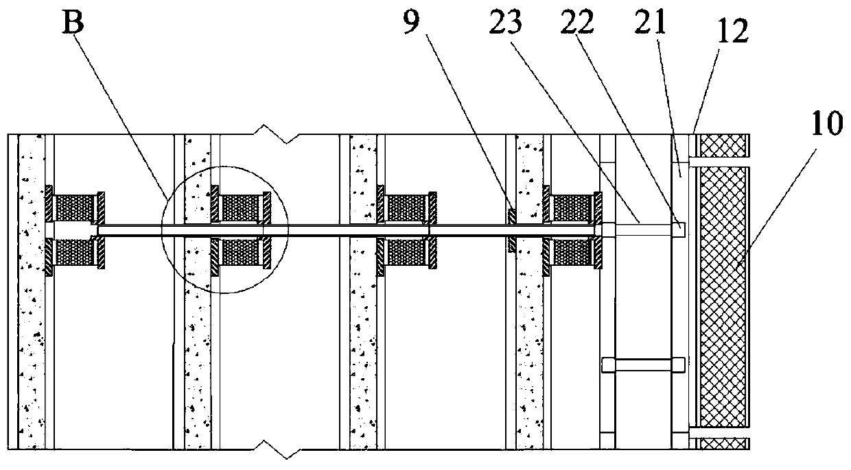 Anti-collision device of overline T-shaped beam bridge and mounting method thereof