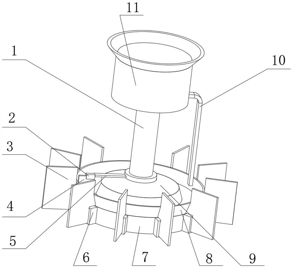 Feeding device for domestic pig breeding