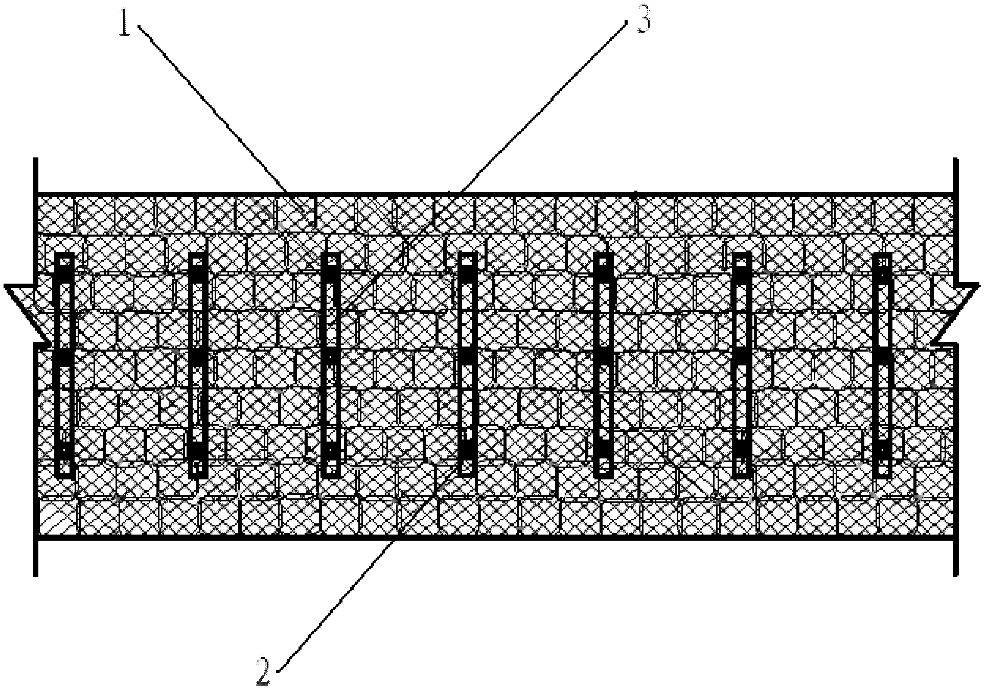 Gob-side entry retaining method for anchor bolt network gangue bag wall body for coal mining without pillars