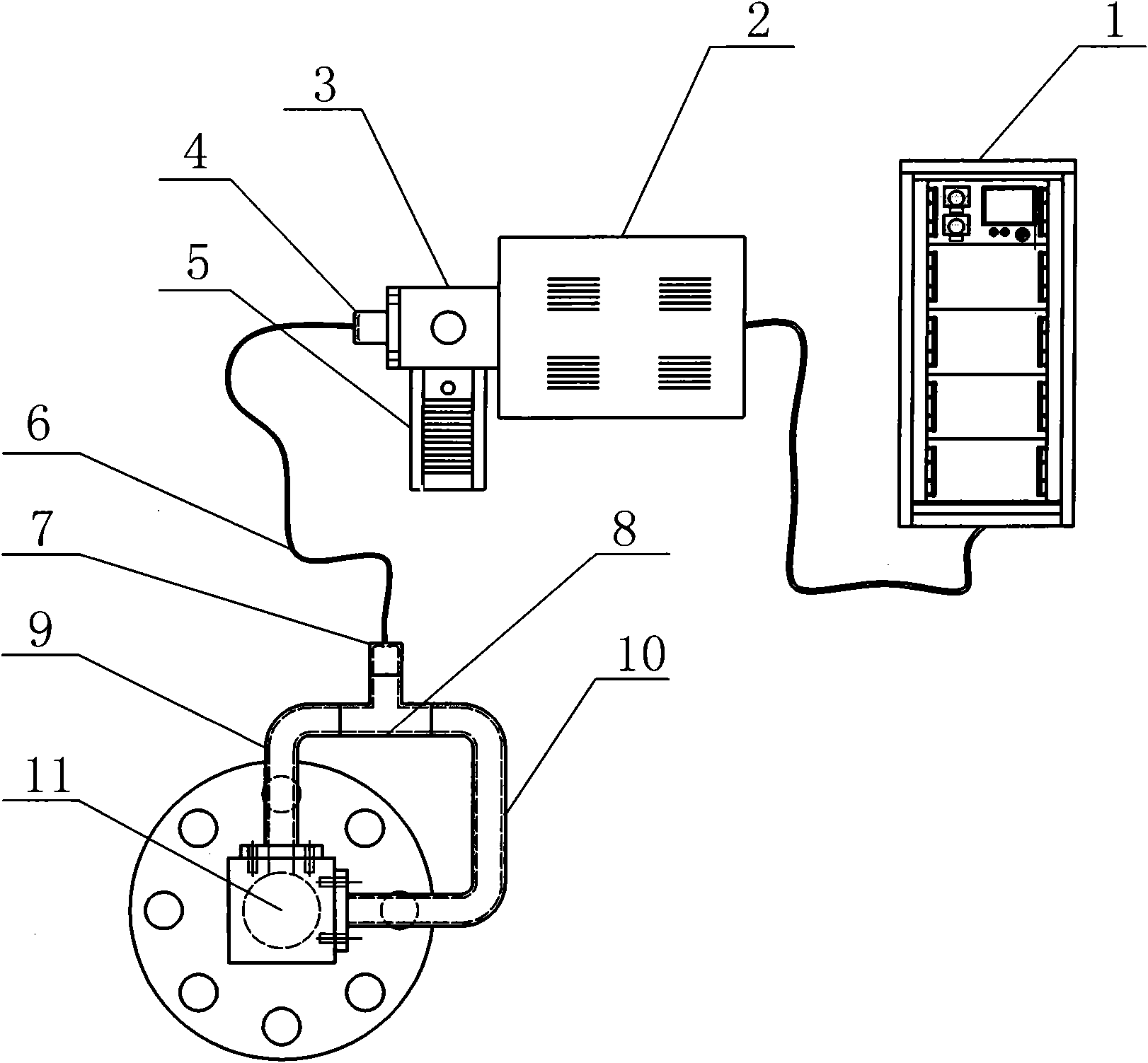 Blockage removal method and device for microwave hydrate for gas well