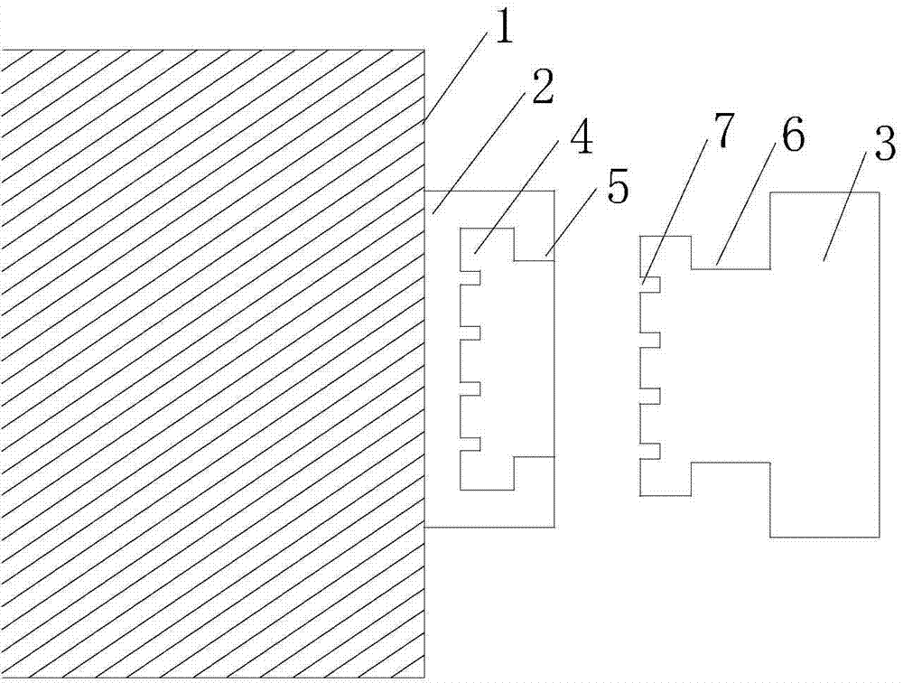 Inserting-connection assembly for air conditioner installation