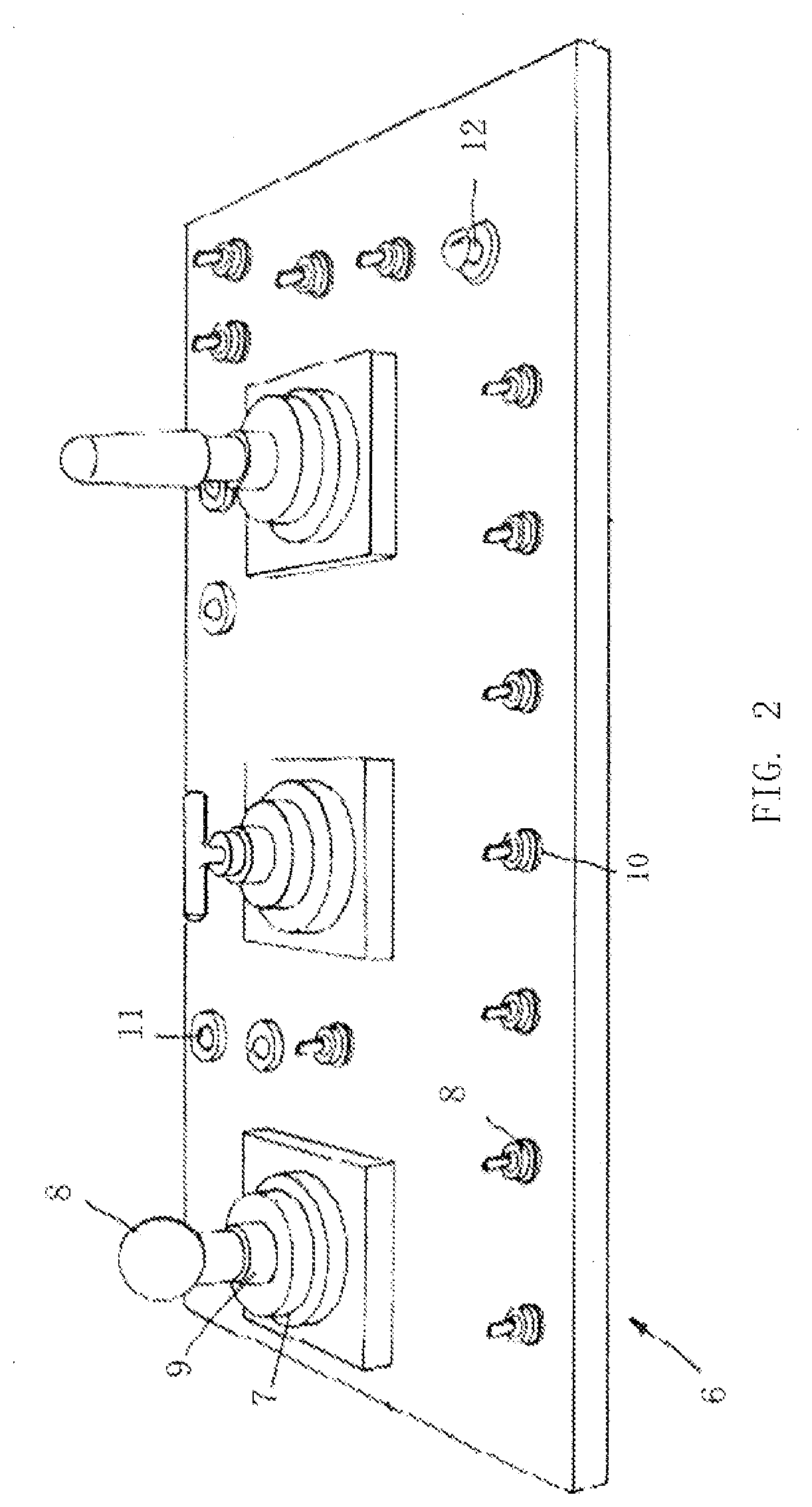 Protective barrier for a control panel