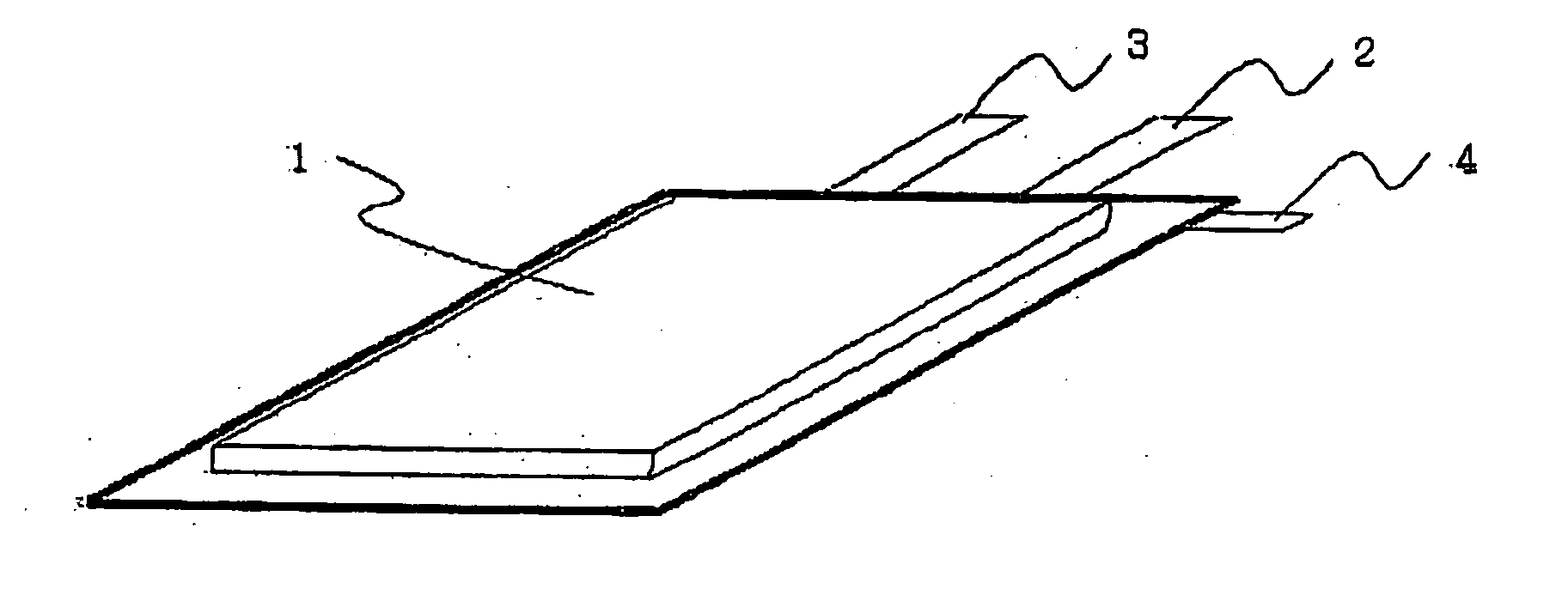 Secondary battery having third terminal other than positive and negative electrode terminals and battery comprising it