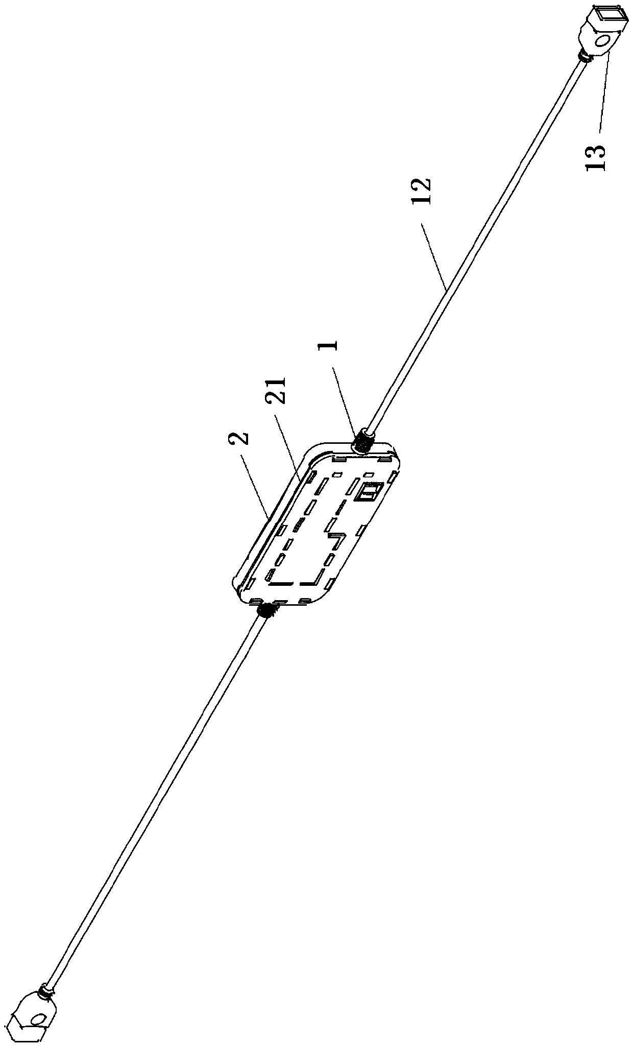 Joint with sealing structure and junction box with joint