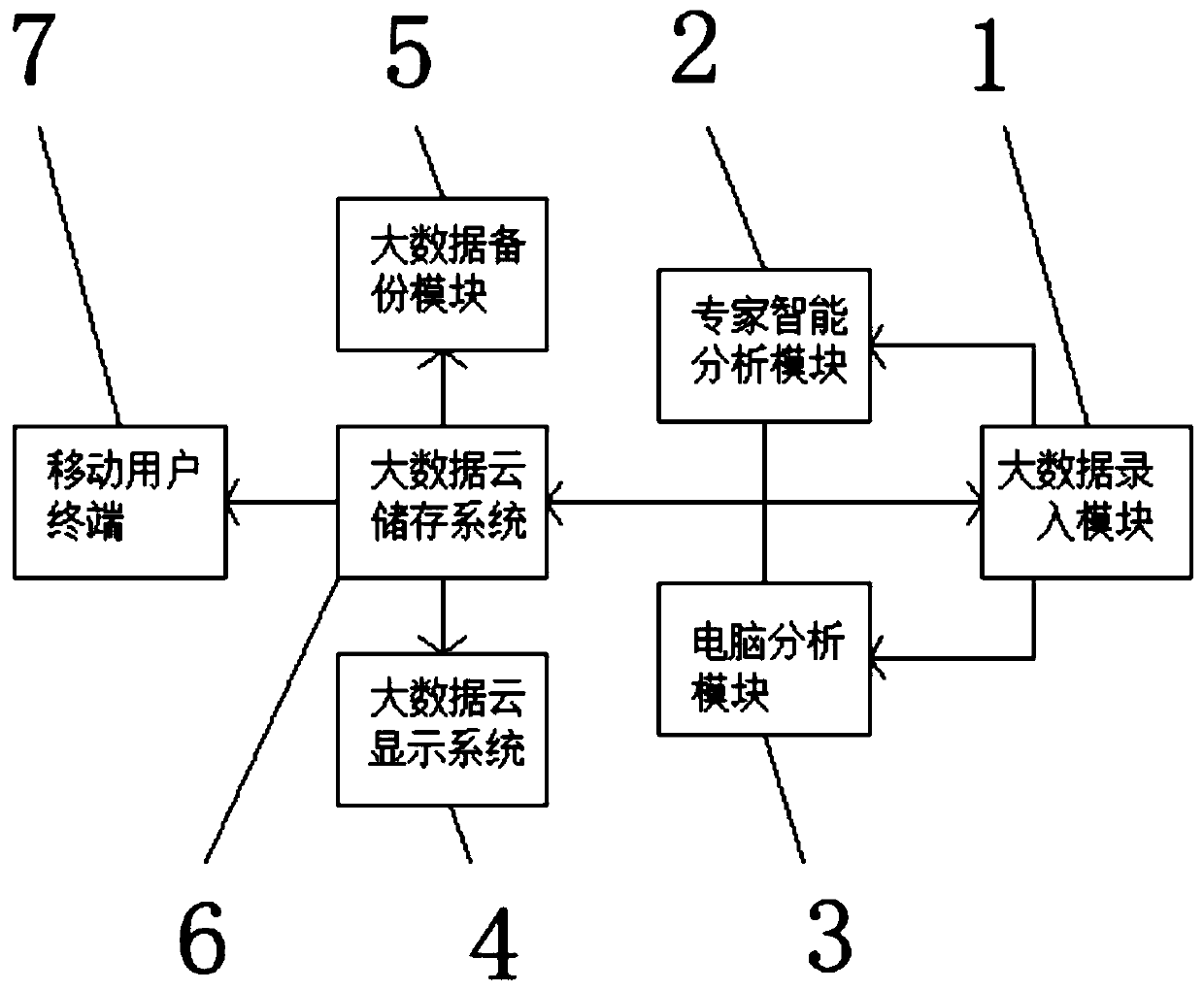 Big data acquisition, analysis and input system