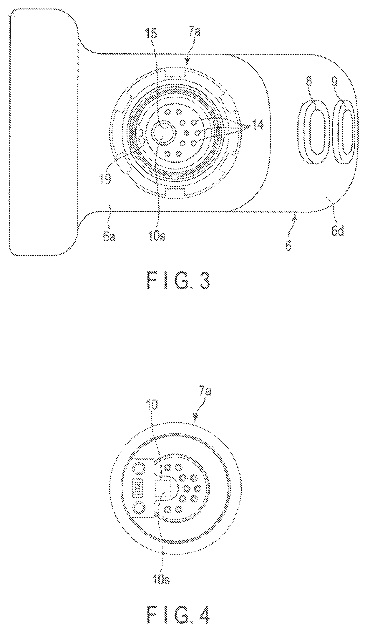 Medical examination sight maintaining videoscope