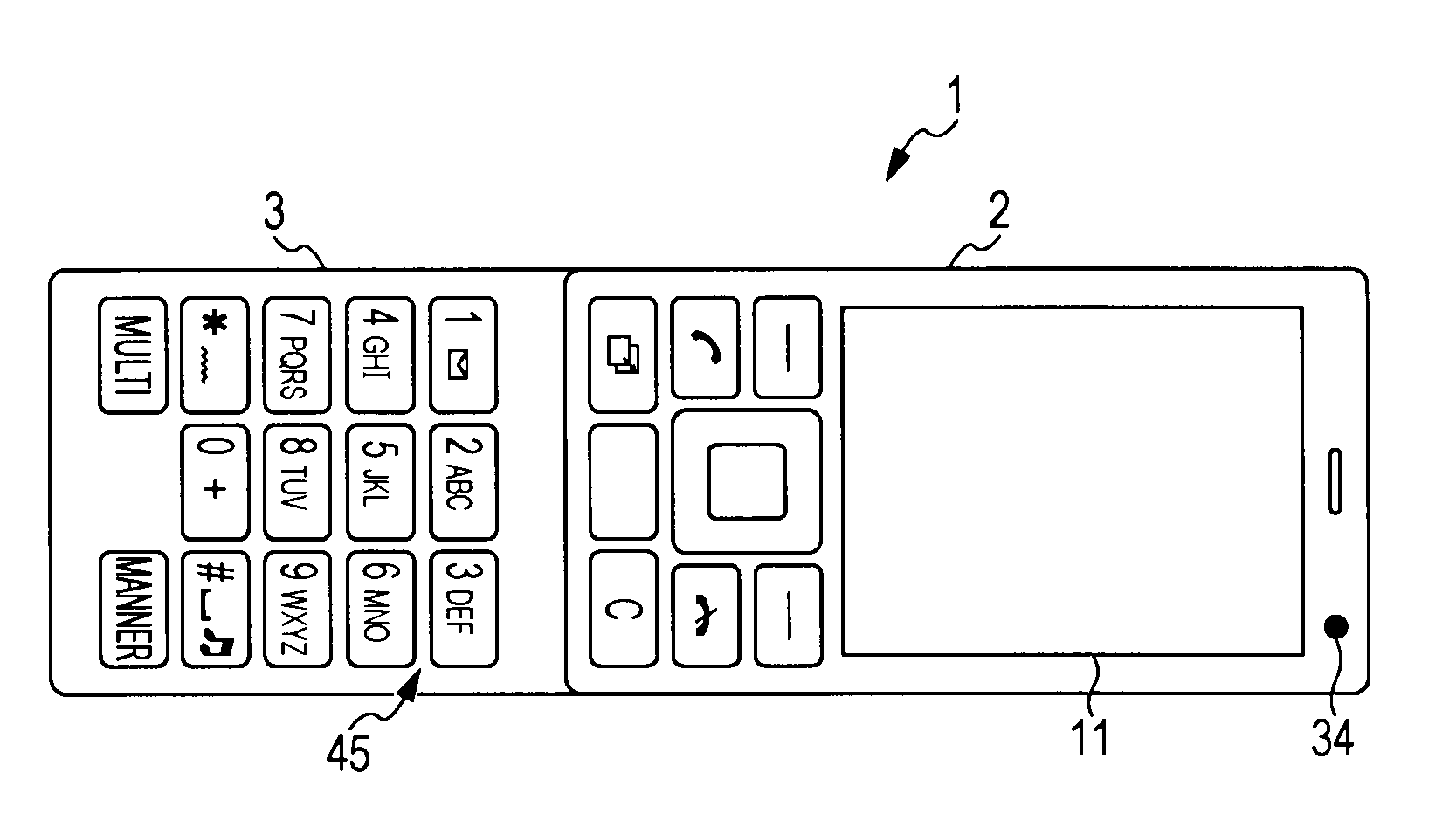 Mobile phone terminal with camera function and control method thereof