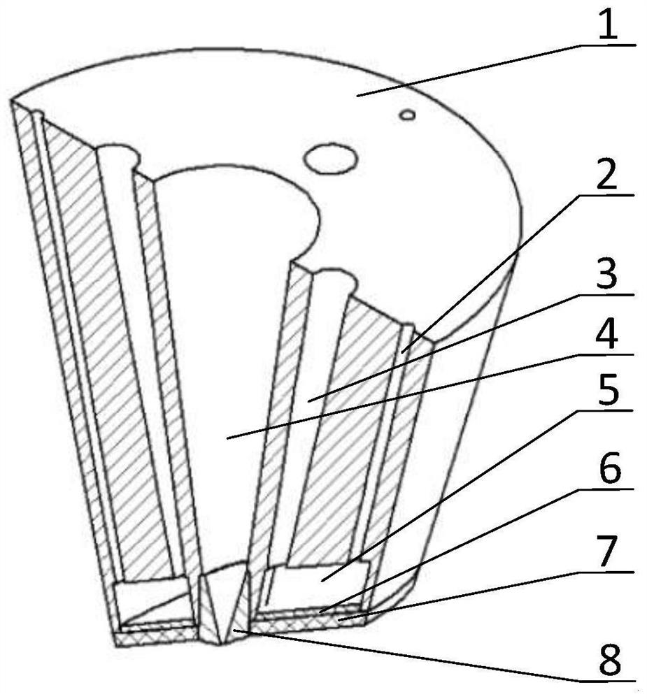 A Composite Thermal Aperture Cooling Device for a Solar Telescope